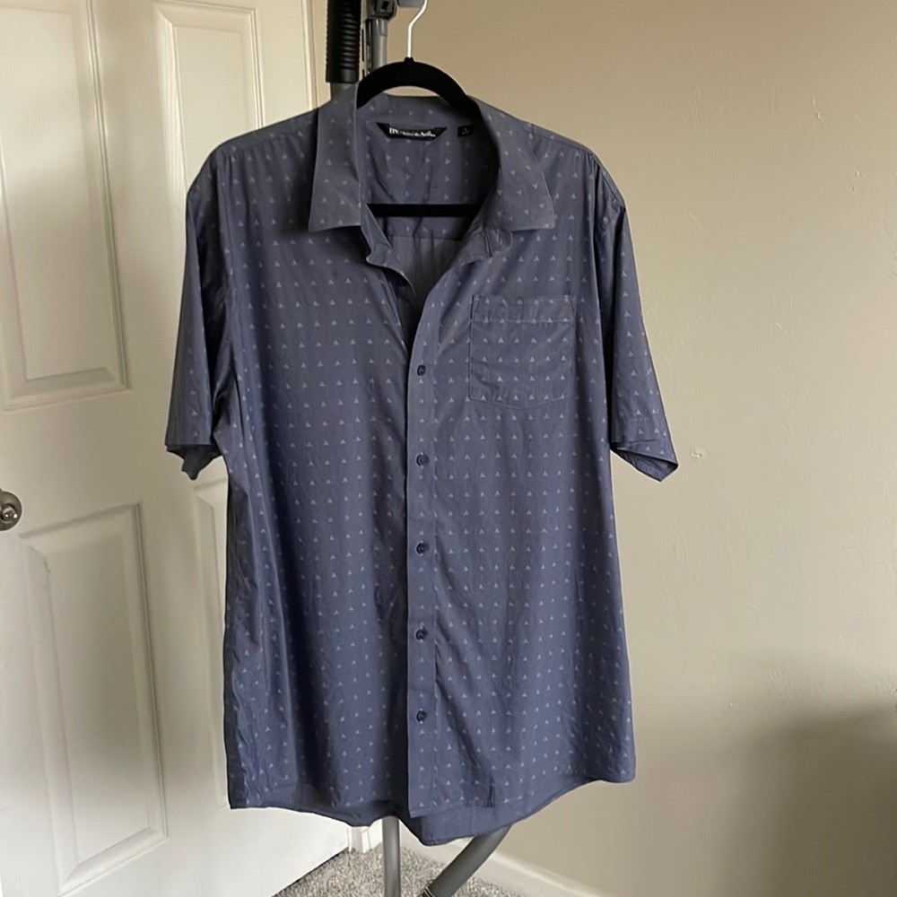 Travis Mathew Mens Short Sleeve Button Up